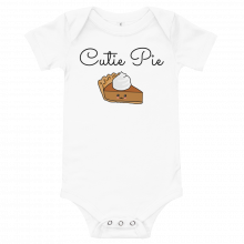 Cutie Pie Pumpkin Baby Bodysuit